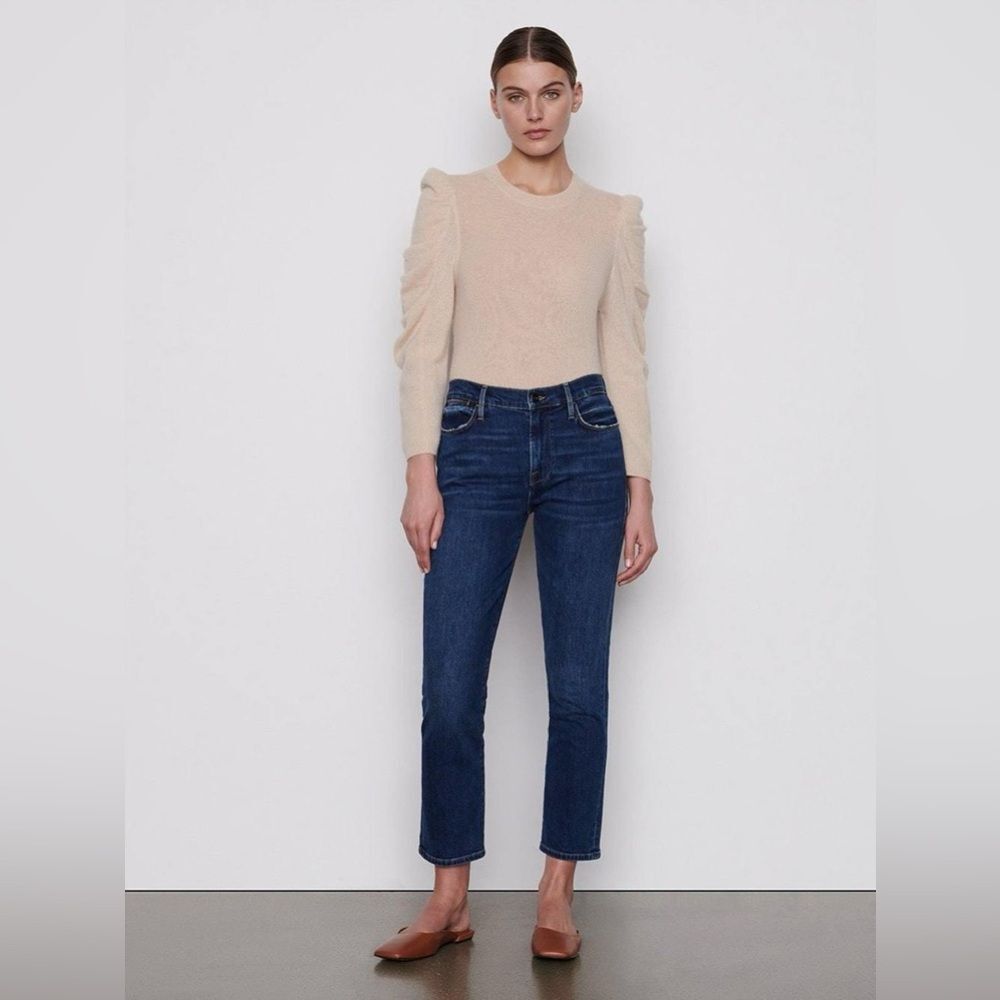 Frame Women’s Sz 25 Le High Straight Rosalie Blue Jeans Elevated Basic Casual